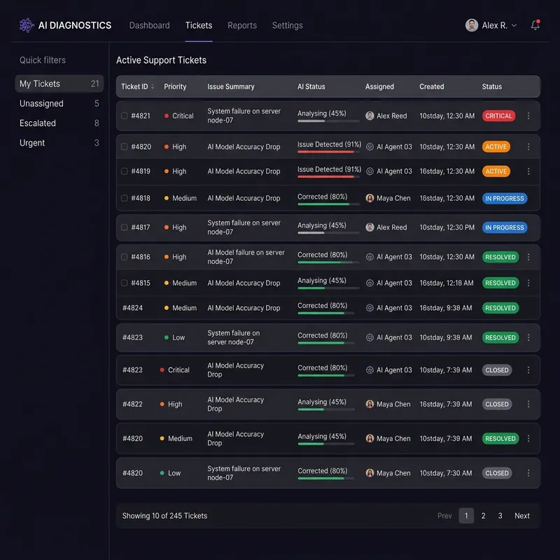 CogniCare Support Node healthcare logs by GenTechBridge